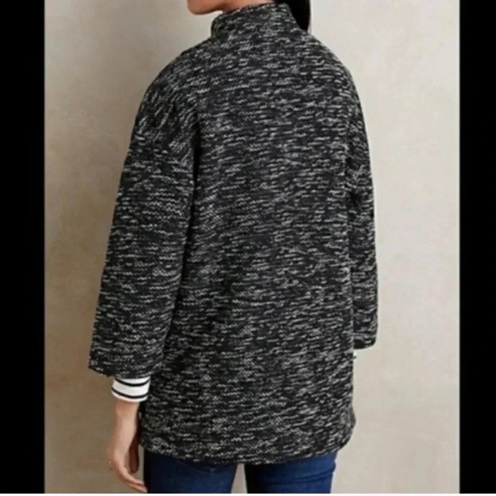Anthropologie Elevenses Black Motif Minka Jacket Medium - Picture 2 of 11